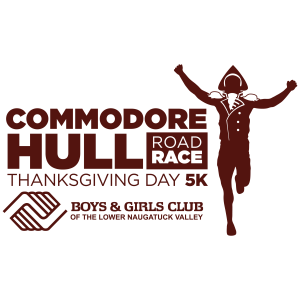 Commodore Hull Thanksgiving Day 5k Road Race logo
