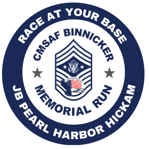 JB Pearl Harbor Hickam - Cmsaf Binnicker Memorial Run logo