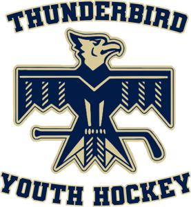 Thunderbird Hockey Fun Run logo