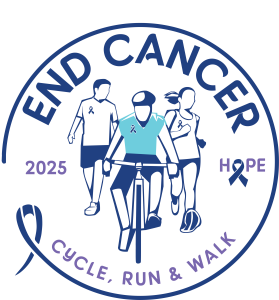 End Cancer: Cycle, Run & Walk logo