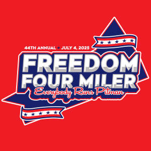 Pitman Freedom Four Miler Run logo