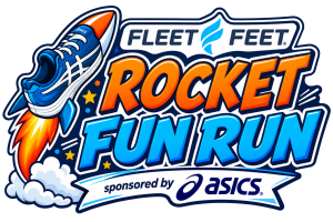 Rocket Fun Run, powered by Asics logo