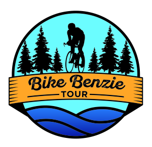 Bike Benzie Tour sponsored by Benzie Sunrise Rotary logo