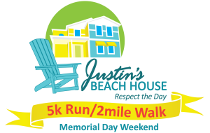 Justin's Beach House 5K Run & 2 Mile Walk logo