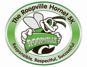 Roopville Hornet 5K logo
