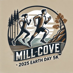 Mill Cove Earth Day 5k logo