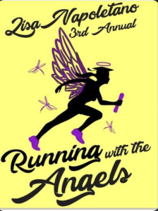 Lisa Napoletano Running with the Angels 5K /  1M Races logo