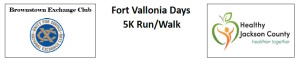 Fort Vallonia Days 5K Run & Walk logo