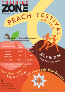 Peach Festival 5k/10k logo
