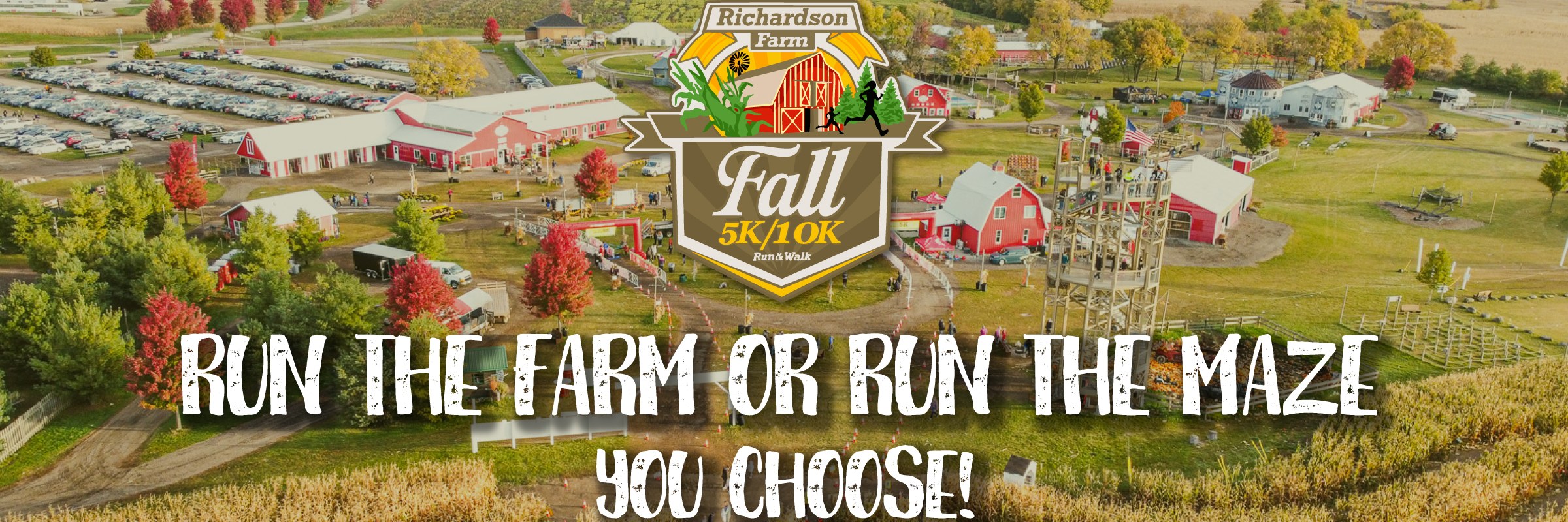 Richardson Farm Fall 5K & 10K with Family 1 Mile Adventure Run