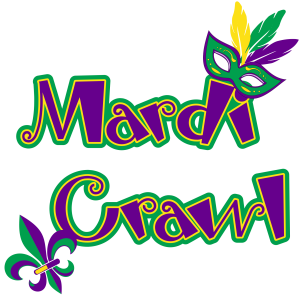All-Out Mardi Crawl logo