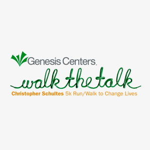 Genesis Centers: Walk the Talk, the Christopher Schultes 5K Run/Walk for Recovery logo