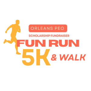 Orleans P.e.o Scholarship Fundraiser 5K Fun Run & Walk logo