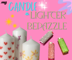 Candle and Lighter Bedazzling logo