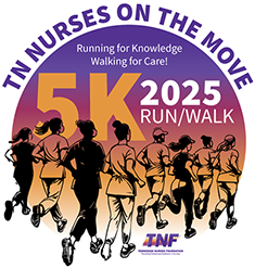 TN Nurses on the Move: Running for Knowledge. Walking for Care. Virtual 5K Run/Walk logo