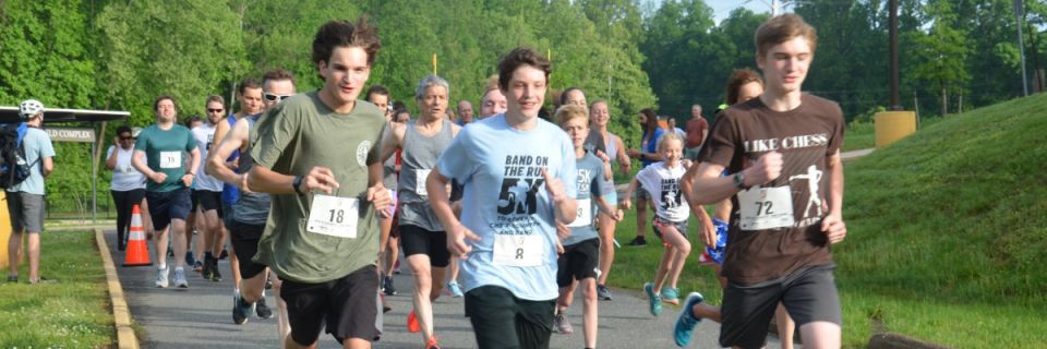Charlottesville High School's Band On The Run 5K run/walk