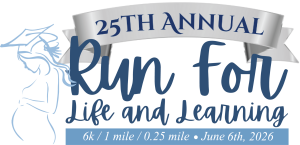 25th Annual Run For Life And Learning logo