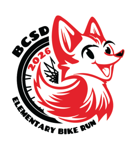 BCSD Elementary Bike Run logo