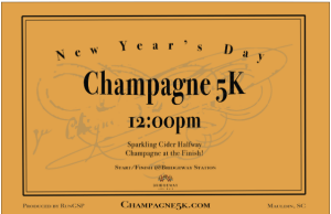 Champagne 5K logo
