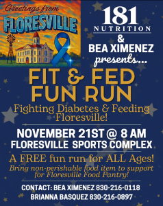 Fit & Fed Diabetes Fun Run logo