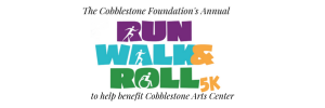 Cobblestone Foundation Annual Run, Walk & Roll 5K logo