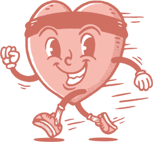 Heartbeat Hustle 5K & 1 Mile Fun Run logo
