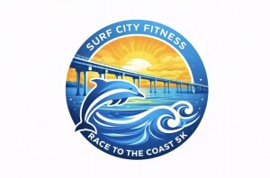 Surf City Fitness Race to the Coast 5K logo