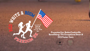 Red White & BOOM Freedom 5k logo