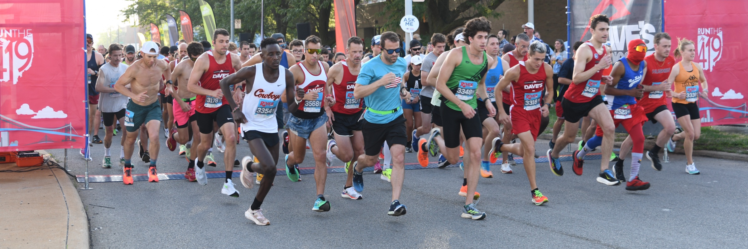 TOLEDO FLAGS RIVER RUN 4 MILER at OSTRICH TOWNE