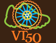 Vermont 50 Mountain Bike or Ultra Run logo