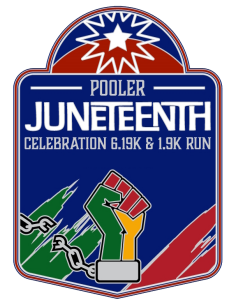 Pooler Juneteenth Celebration 6.19k/1.9k Run & Walk - Presented by DVI Liquidating Trust logo