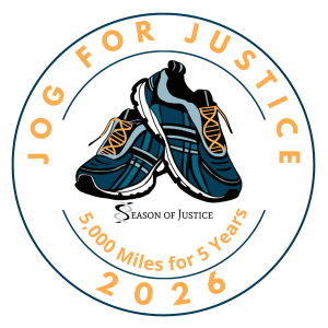 SOJ's Jog for Justice 2026 logo