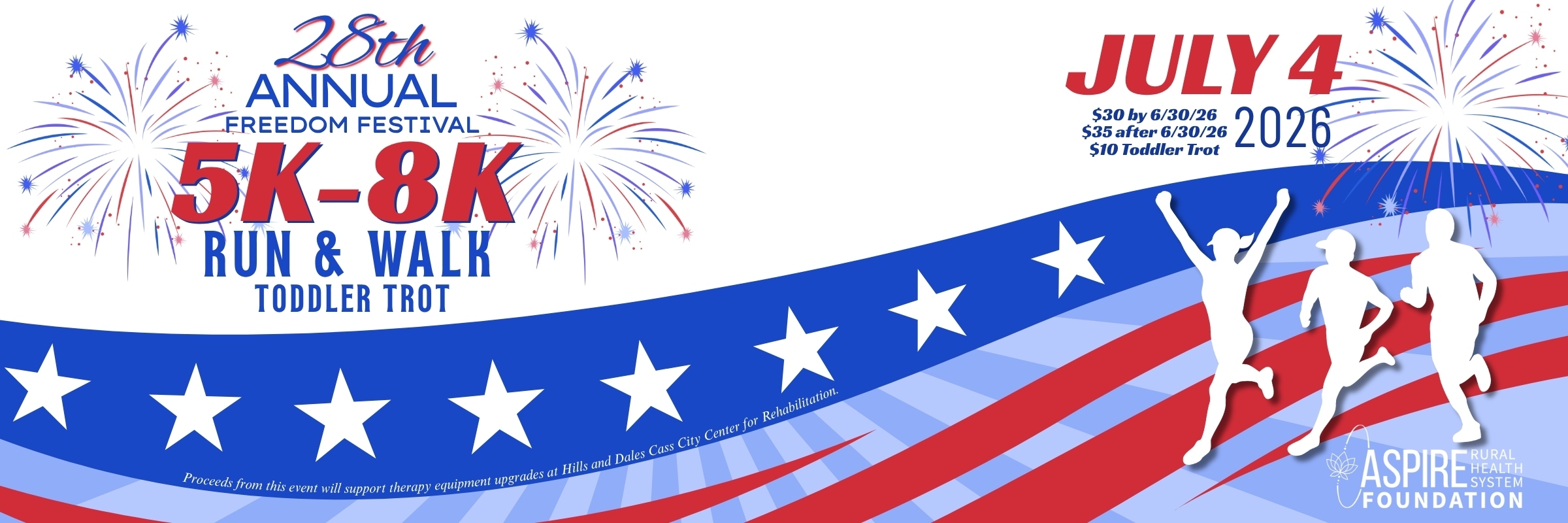 Freedom Festival 5K/8K Run & 5k Walk