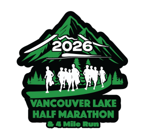 Vancouver Lake Half Marathon & 4 Mile Run logo