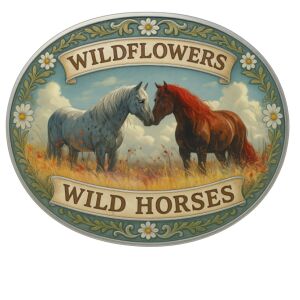 WILDFLOWERS WILD HORSES logo