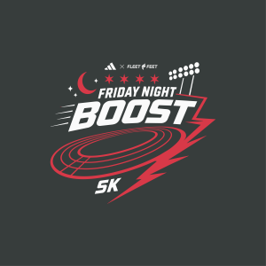 Friday Night Boost presented by Fleet Feet and adidas logo