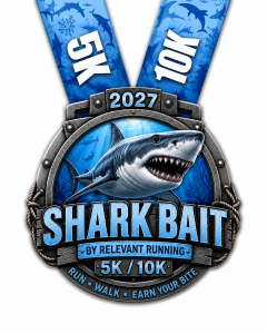 Shark Bait "Live Virtual" 5k/10k logo