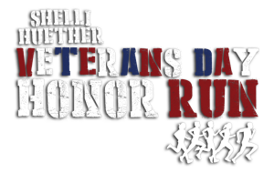 Shelli Huether Veterans Day Honor Run logo