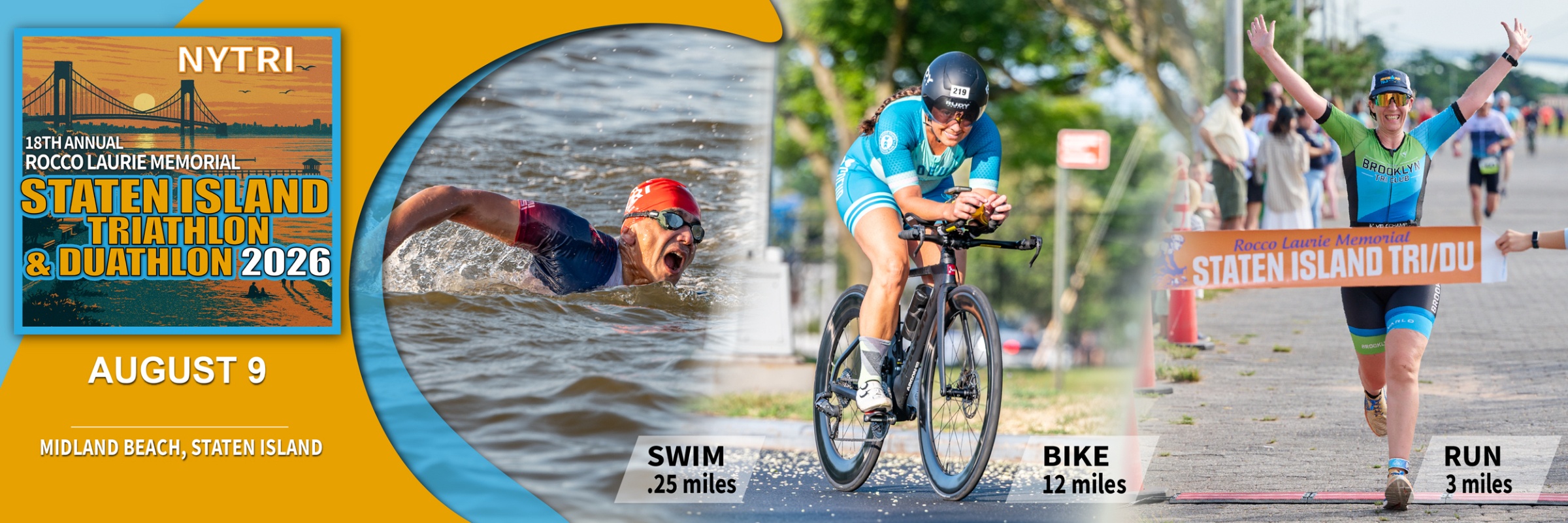 18th Annual Rocco Laurie Memorial  Staten Island Triathlon/Duathlon