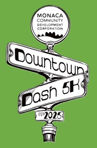 Monaca Community Development Corporation Downtown Dash 5k Run/Walk logo