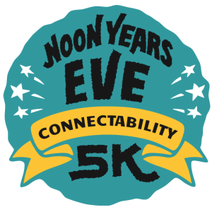 ConnectAbility's Noon Year's Eve 5k logo