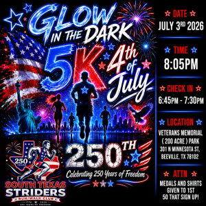 Glow In The Dark 5k Run/Walk logo