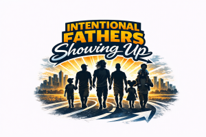 Intentional Fathers Showing Walk logo