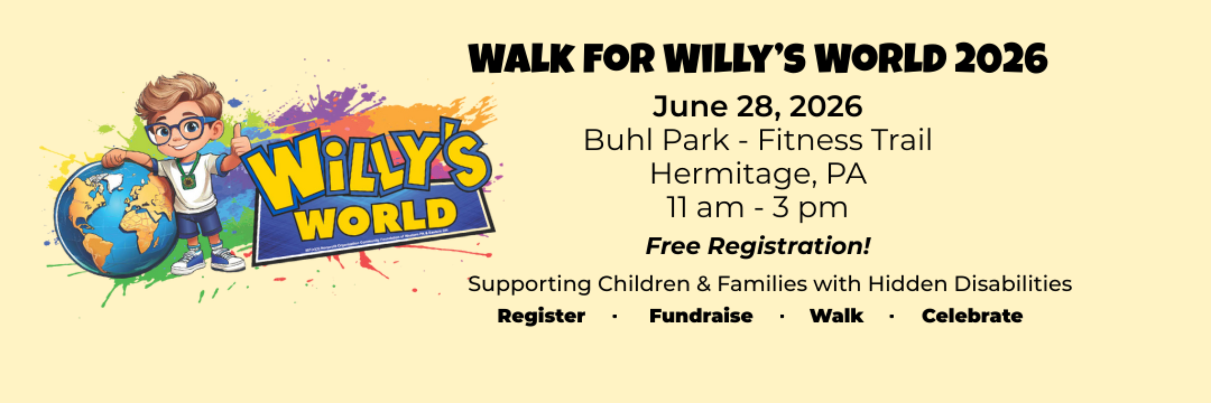 Walk for Willy's World 2026 - Community Walk