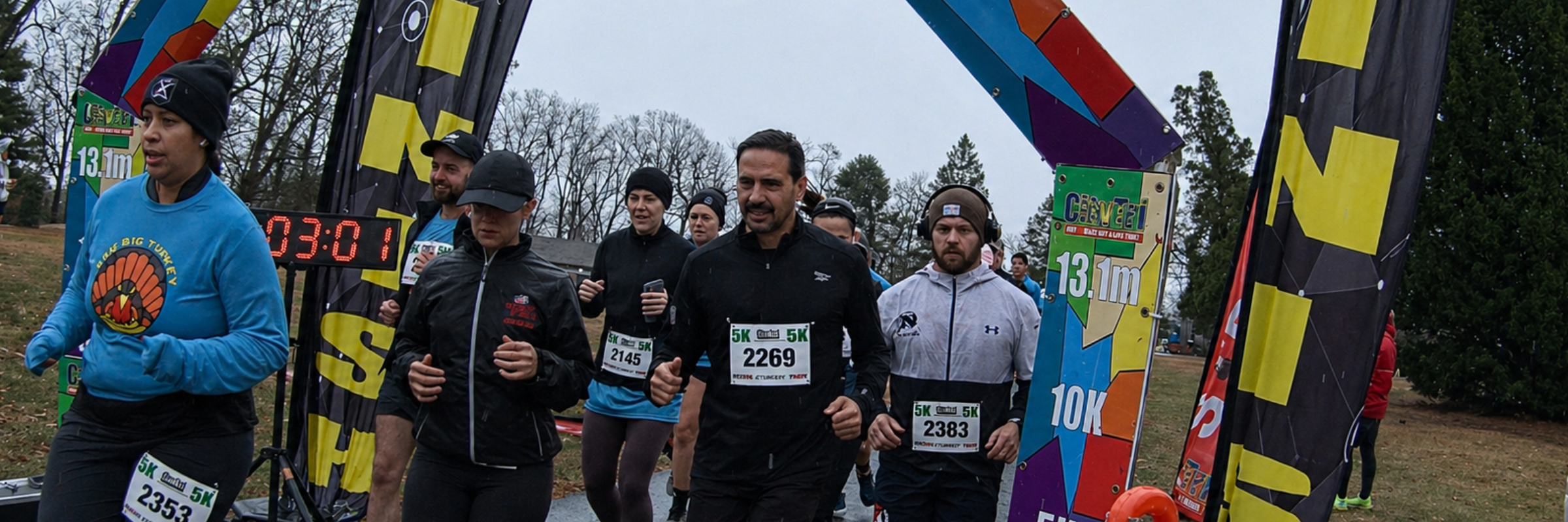 The Big Turkey Half Marathon, 10K, 5K races