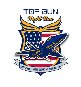 Top Gun Night Run 6k logo