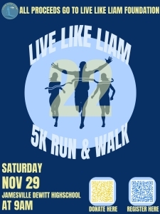 Live Like Liam 5K Run & Walk logo