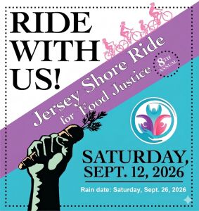8th Annual Jersey Shore Ride for Food Justice logo