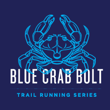 Blue Crab Bolt Trail Run - Schaeffer Farms logo
