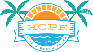 HOPE...It's a Beach Thing 5K Walk/Run logo